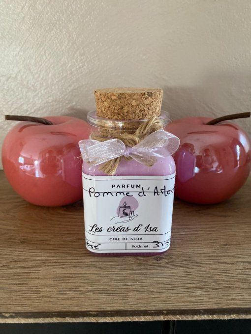 Bougie Bijoux Doré Parfum Pomme d'Amour